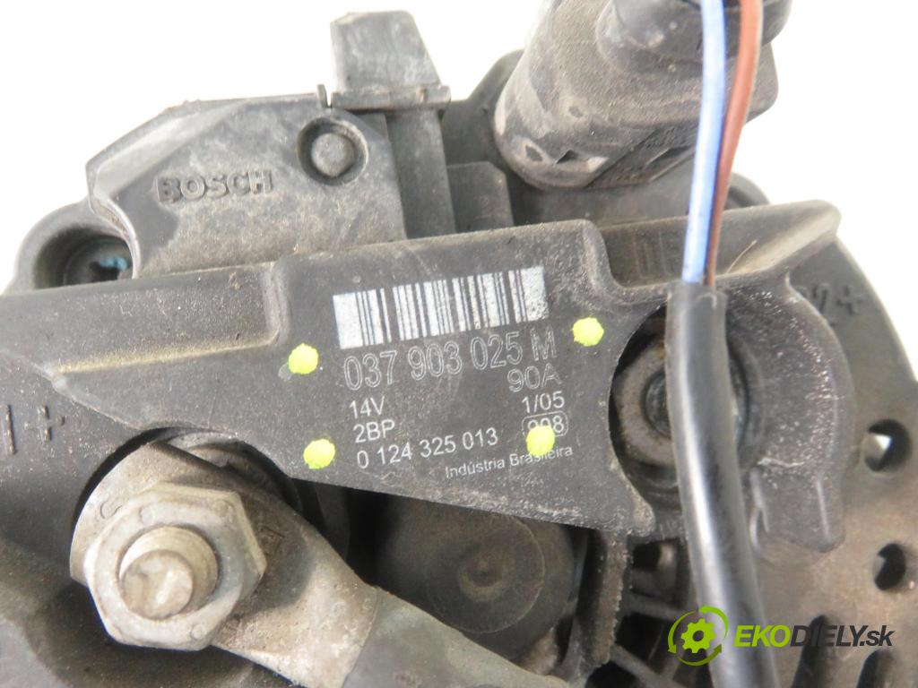 SEAT IBIZA III (6L1) HB 2005 55,00 1.4 16V - BKY 1390,00 Alternátor 037903025M ; 0124325013 (Alternátory)