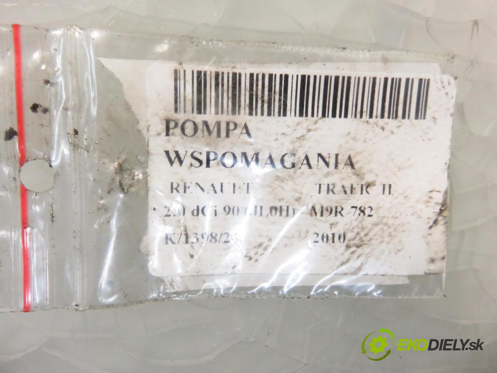 RENAULT TRAFIC II Autobus (JL) BUS 2010 0,00 2.0 dCi 90 (JL0H) - M9R 782 1995,00 Pumpa servočerpadlo 7700426719 (Servočerpadlá, pumpy riadenia)