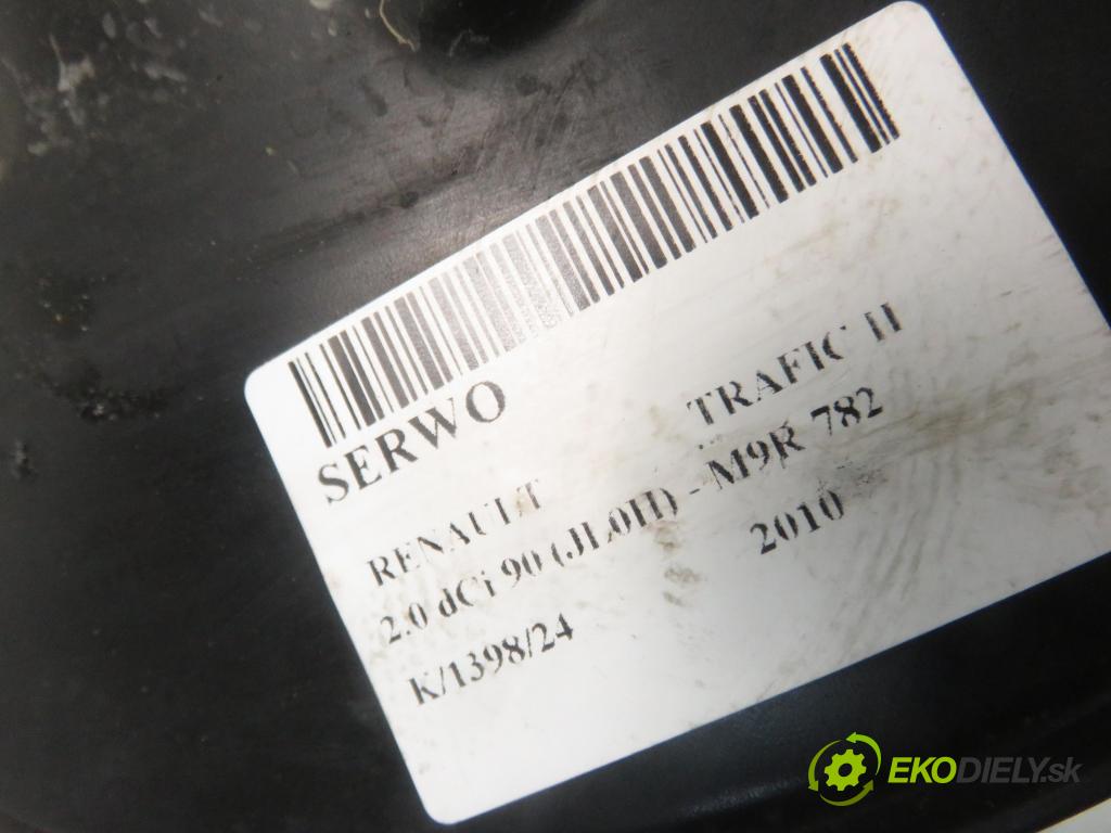 RENAULT TRAFIC II Autobus (JL) BUS 2010 0,00 2.0 dCi 90 (JL0H) - M9R 782 1995,00 Posilovač 8200837097 ; 93861713 (Servočerpadlá, pumpy riadenia)