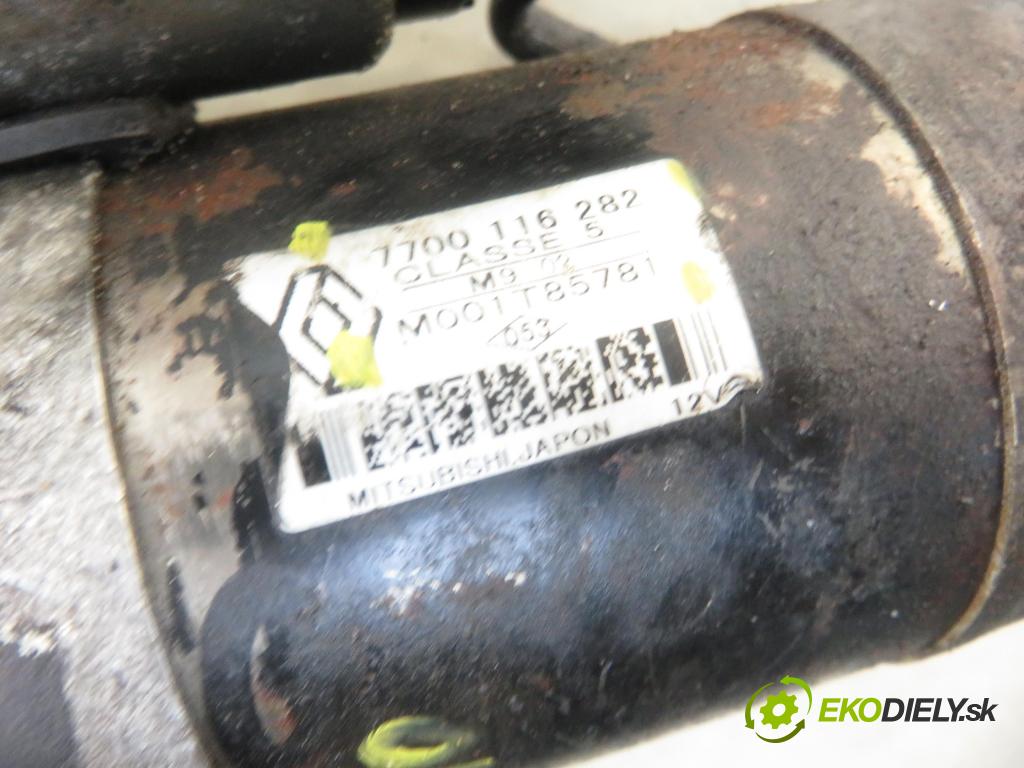RENAULT SCENIC I (JA0/1_) MINIVAN 1999 75,00 1.9 dCi 102 - F9Q 732 1870,00 Štartér 7700116282 ; M001T85781 (Štartéry)