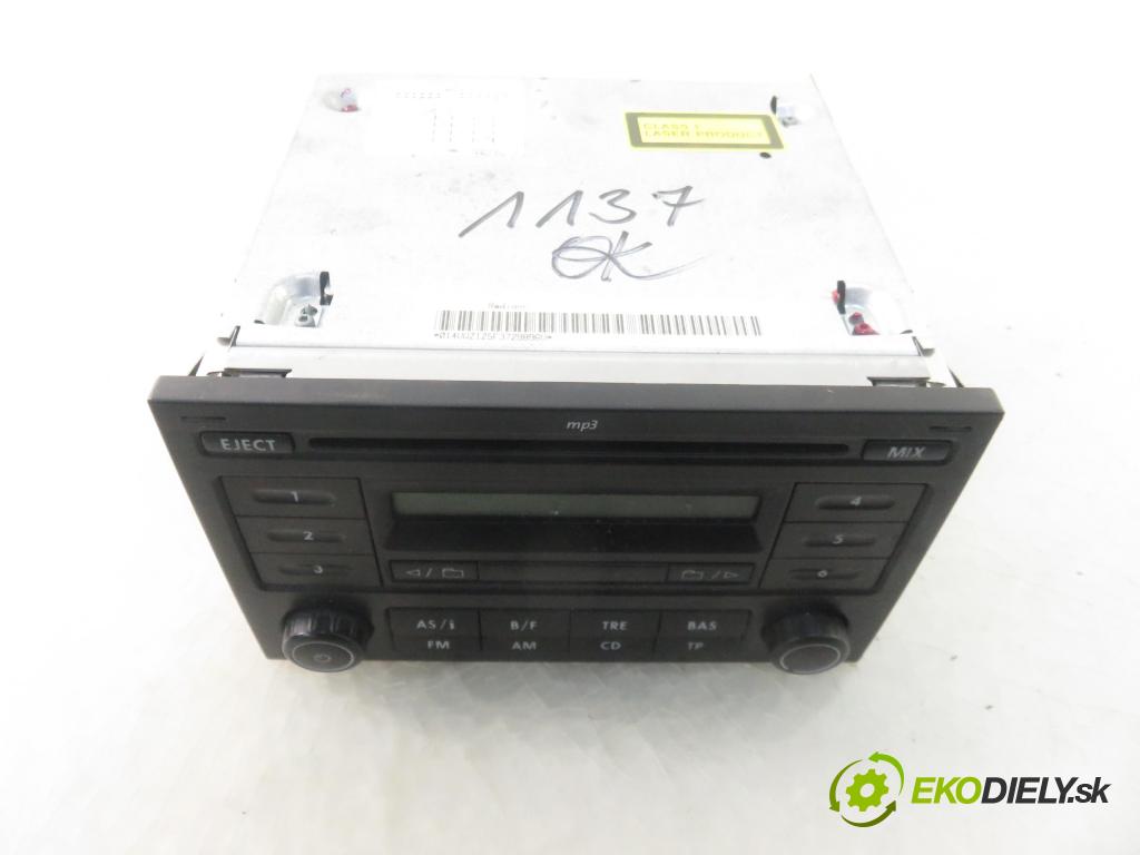 VW POLO (9N_) HB 2007 40,00 1.2 - BMD 1198,00 RADIO CD 6Q0035152C