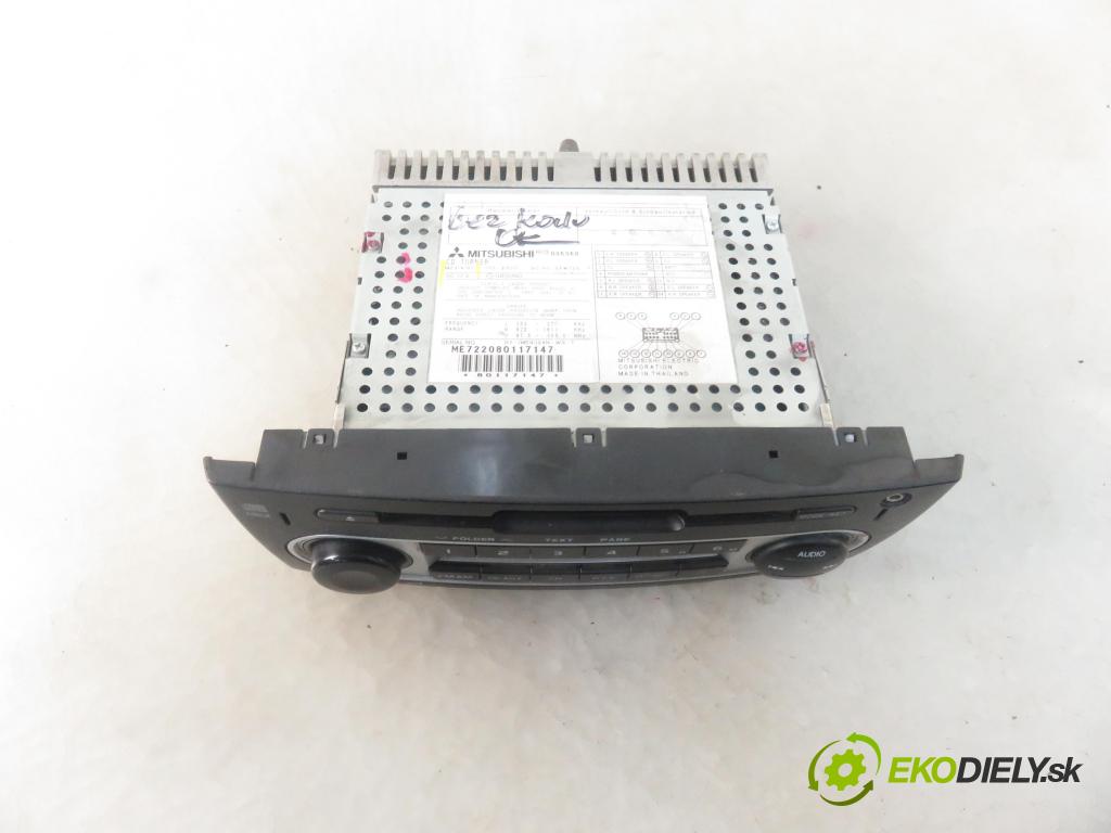 MITSUBISHI COLT VI (Z3_A, Z2_A) HB 2009 70,00 1.3 MIVEC 95 - 4A90 1332,00 RADIO CD MZ314167