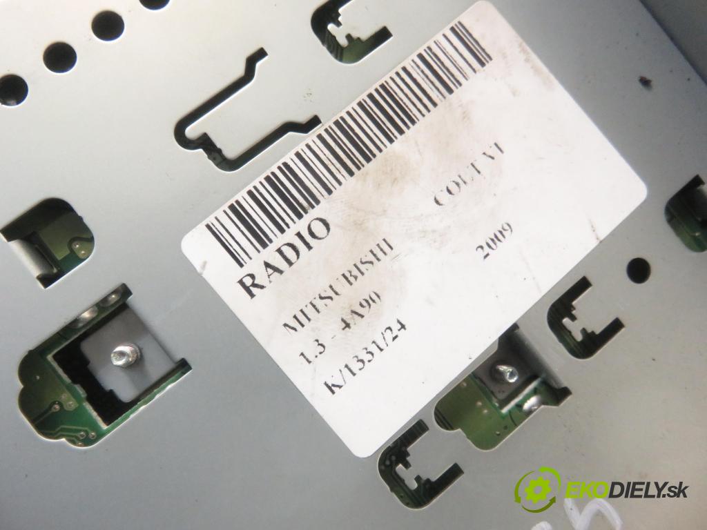 MITSUBISHI COLT VI (Z3_A, Z2_A) HB 2009 70,00 1.3 MIVEC 95 - 4A90 1332,00 RADIO CD MZ314167