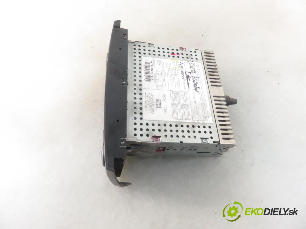 MITSUBISHI COLT VI (Z3_A, Z2_A) HB 2009 70,00 1.3 MIVEC 95 - 4A90 1332,00 RADIO CD MZ314167
