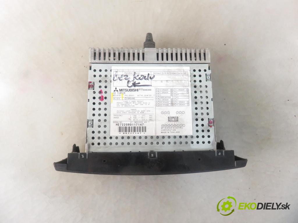 MITSUBISHI COLT VI (Z3_A, Z2_A) HB 2009 70,00 1.3 MIVEC 95 - 4A90 1332,00 RADIO CD MZ314167