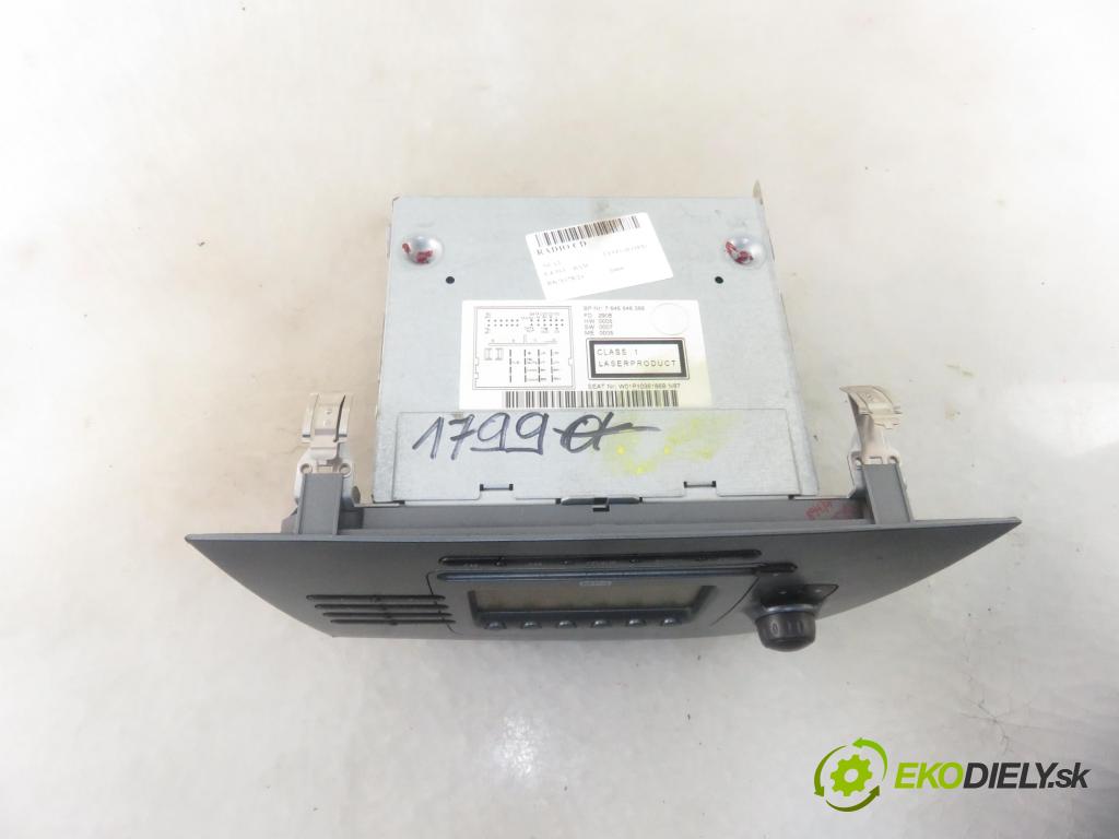 SEAT LEON (1P1) HB 2008 63,00 1.4 16V - BXW 1390,00 RADIO CD 1P1035186B