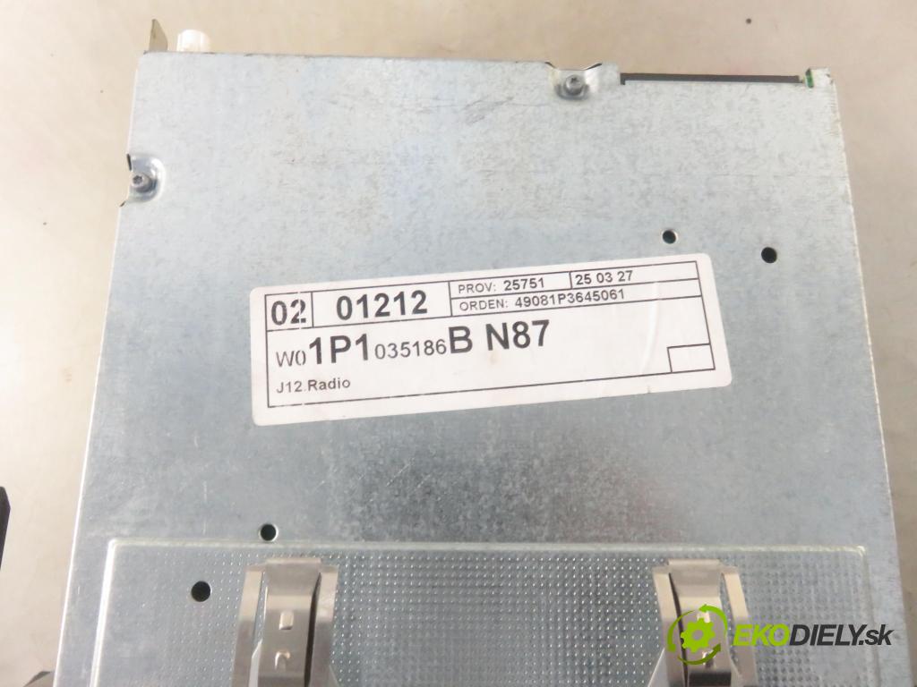 SEAT LEON (1P1) HB 2008 63,00 1.4 16V - BXW 1390,00 RADIO CD 1P1035186B