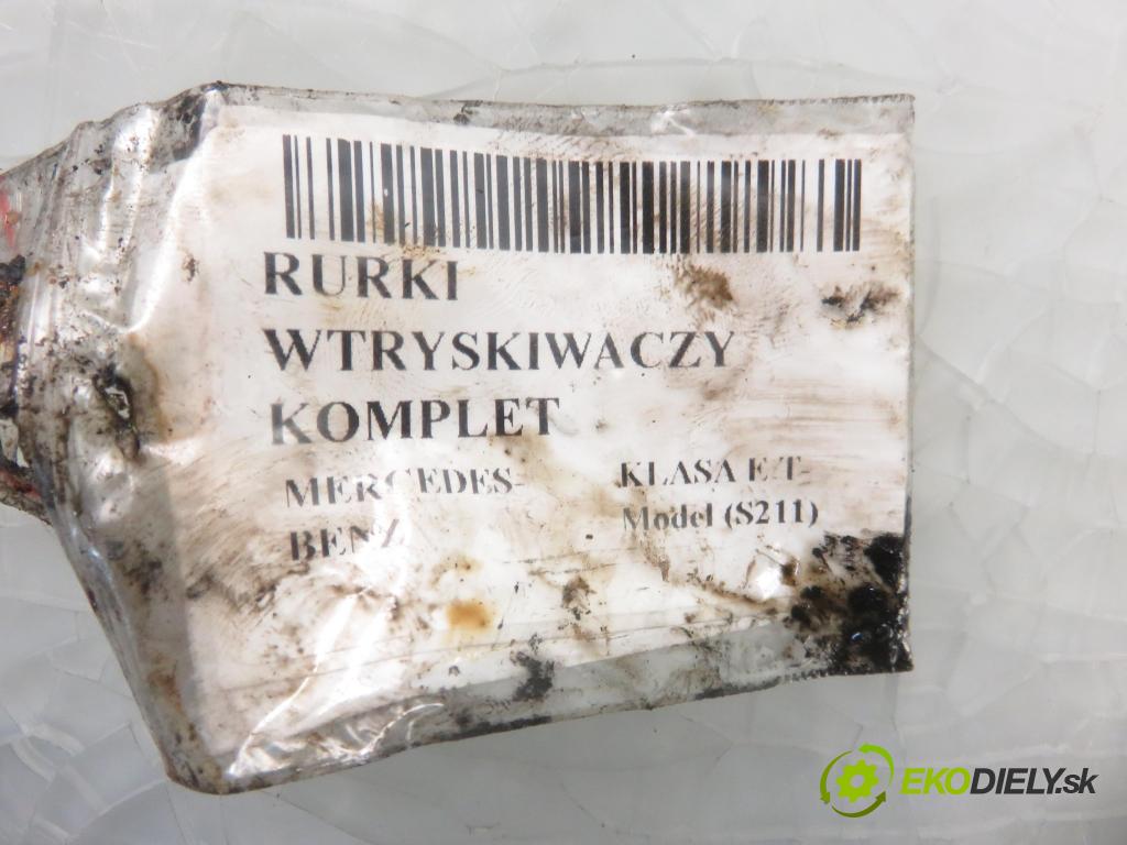 MERCEDES-BENZ KLASA E T-Model (S211) KOMBI 2004 130,00 E 270 T CDI 177 - OM 647.961 2685,00 trubky VSTŘIKOVAČE: