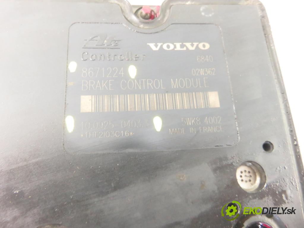 VOLVO S60 I (384) SEDAN 2002 120,00 2.4 D5 - D 5244 T 2401,00 Pumpa ABS 8671224 ; 10092504033 ; P08671223 (Pumpy ABS)