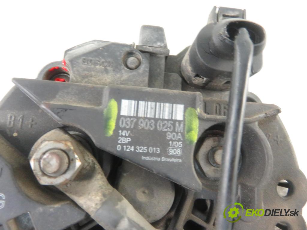 SEAT IBIZA III (6L1) HB 2005 55,00 1.4 16V - BKY 1390,00 Alternátor 037903025M (Alternátory)