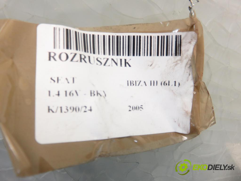 SEAT IBIZA III (6L1) HB 2005 55,00 1.4 16V - BKY 1390,00 Štartér 02T911023SS (Štartéry)