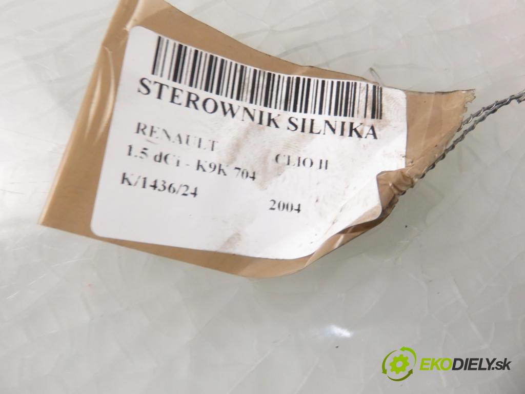 RENAULT CLIO II (BB_, CB_) HB 2004 42,00 1.5 dCi 1461,00 řídící jednotka motora 8200212348 ; HOM8200222917