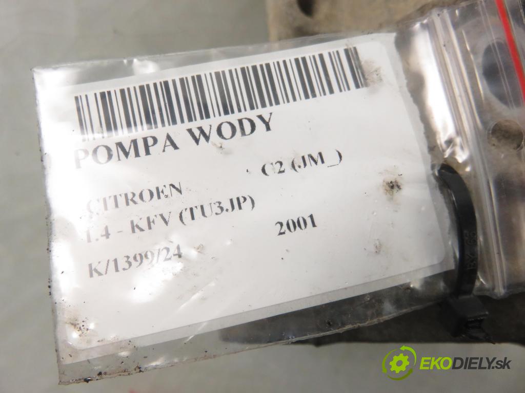 CITROEN C2 (JM_) HB 2001 50,00 1.4 - KFV (TU3JP) 1360,00 pumpa vody 9646075210 (Vodní pumpy)