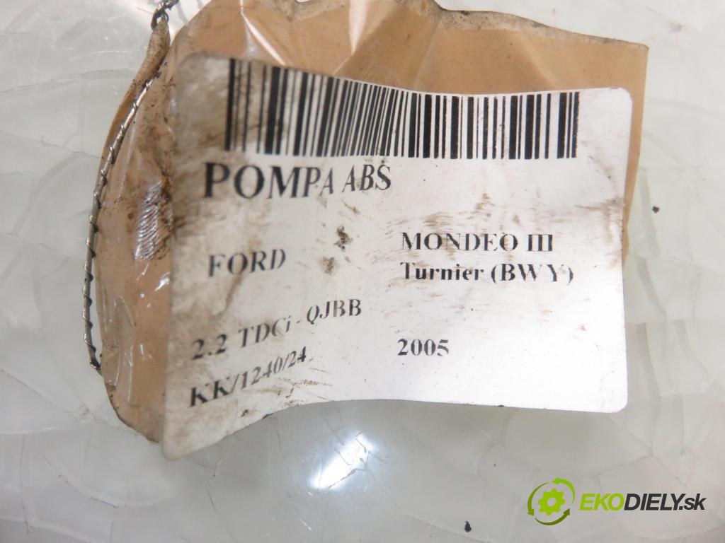 FORD MONDEO III Turnier (BWY) KOMBI 2005 114,00 2.2 TDCi 155 - QJBB 2198,00 Pumpa ABS 0265950155 ; 4S712C405AA (Pumpy ABS)
