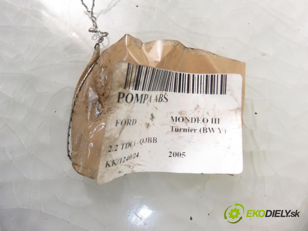 FORD MONDEO III Turnier (BWY) KOMBI 2005 114,00 2.2 TDCi 155 - QJBB 2198,00 Pumpa ABS 0265950155 ; 4S712C405AA (Pumpy ABS)