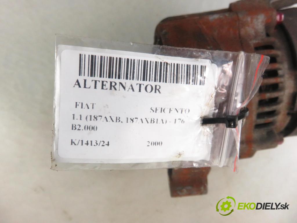 FIAT SEICENTO / 600 (187_) HB 2000 40,00 1.1 54 - 176 B2.000 1108,00 Alternátor  (Alternátory)