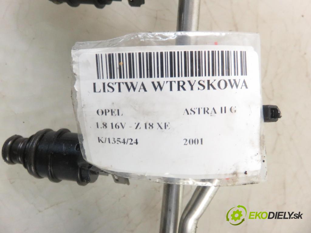 OPEL ASTRA G liftback (T98) HB 2001 92,00 1.8 16V - Z 18 XE 1796,00 Lišta vstrekovacia 5WK93151 ; 90536149 (Vstrekovacie lišty)