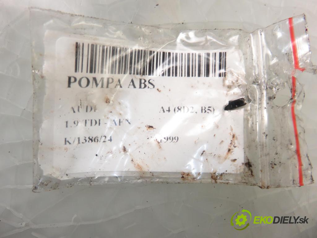 AUDI A4 (8D2, B5) SEDAN 1999 81,00 1.9 TDI 110 - AFN 1896,00 Pumpa ABS 0273004281 (Pumpy ABS)