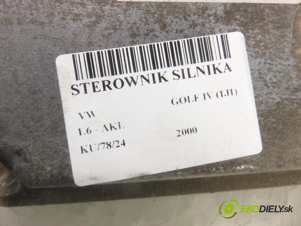 VW GOLF IV (1J1) HB 2000 74,00 1.6 - AKL 1595,00 řídící jednotka motora 06A906019BF ; 5WP4858