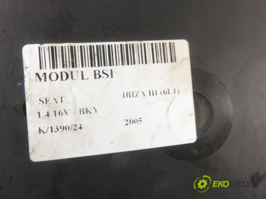 SEAT IBIZA III (6L1) HB 2005 55,00 1.4 16V - BKY 1390,00 MODUL BSI 6Q1937049D ; 5WK48212D