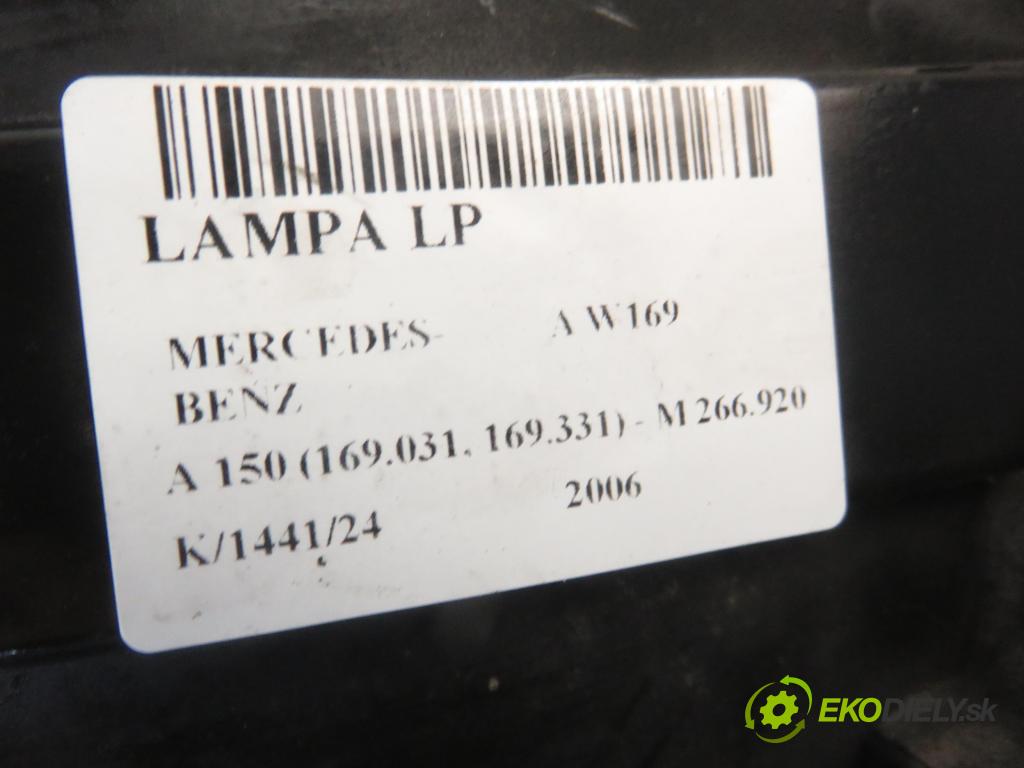 MERCEDES-BENZ KLASA A (W169) MINIVAN 2006 70,00 A 150 (169.031, 169.331) - M 266.920 1498,00 Svetlo LP A1698200161 ; 0301197201