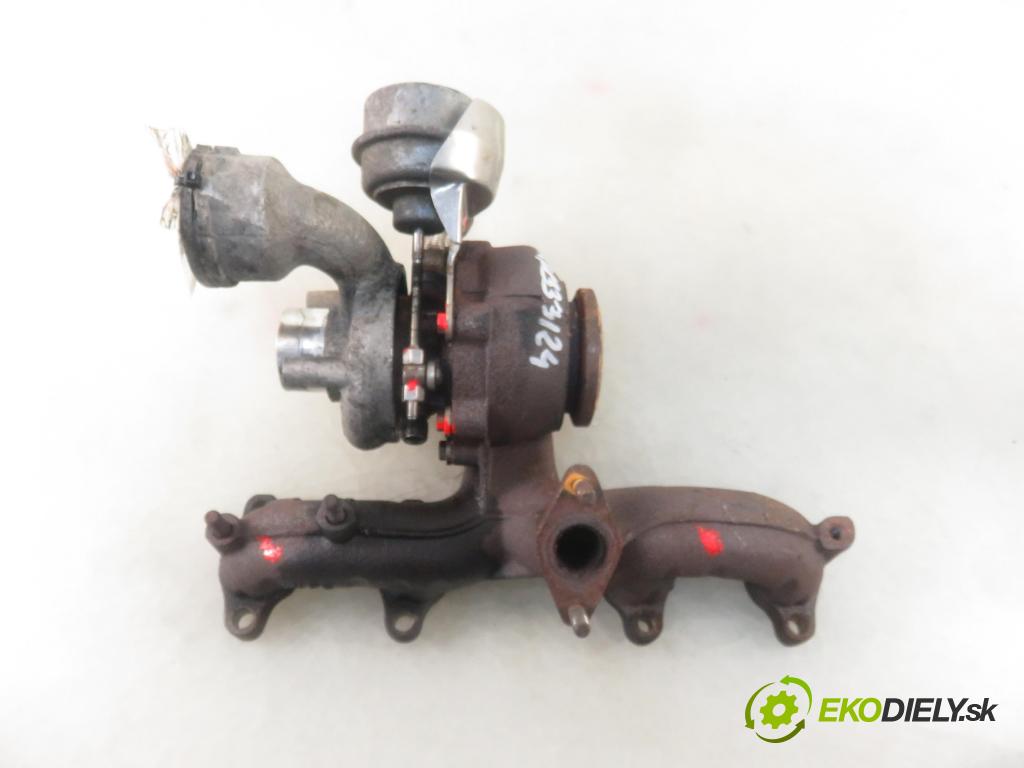 VW TOURAN (1T1, 1T2) MINIVAN 2005 77,00 1.9 TDI - BKC 1896,00 RYCHLONABÍJEČKA: 038253056E (Turbodúchadla (kompletní))