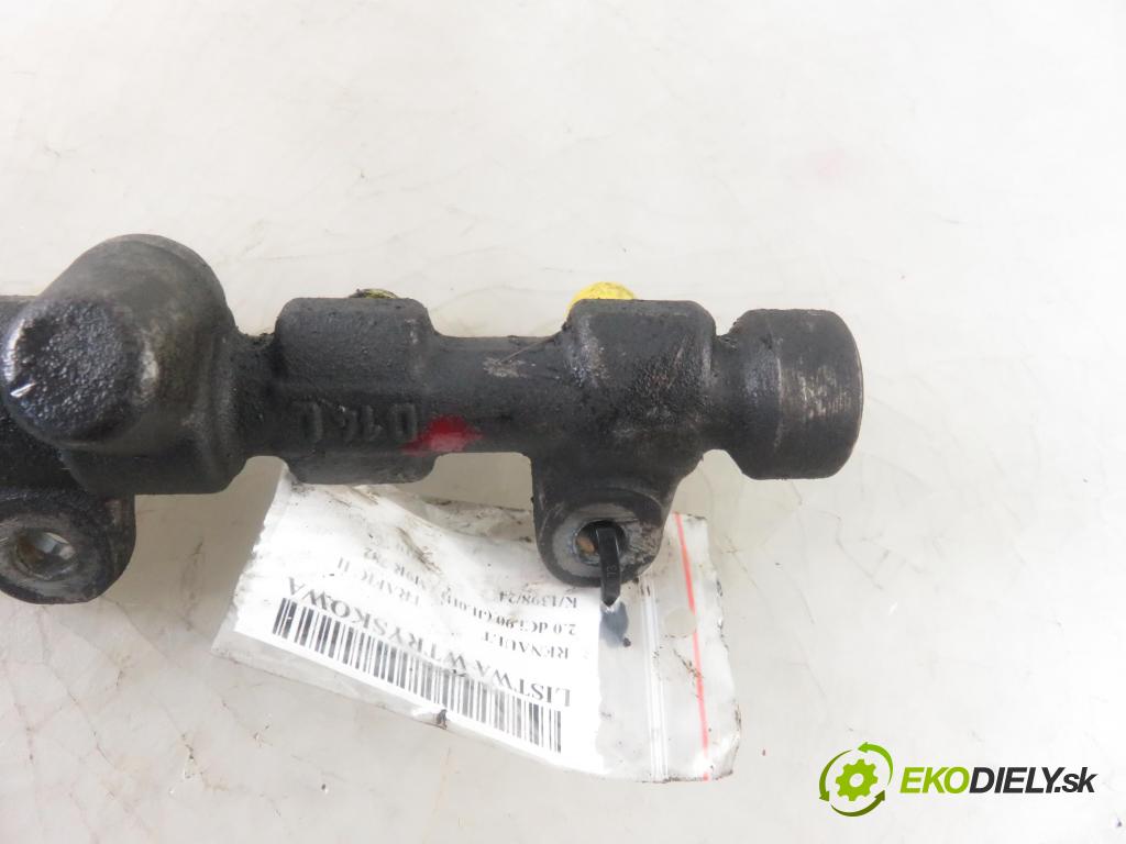 RENAULT TRAFIC II Autobus (JL) BUS 2010 0,00 2.0 dCi 90 (JL0H) - M9R 782 1995,00 Lišta vstrekovacia 8200954113A ; 0445214196 ; 0281002916 (Vstrekovacie lišty)