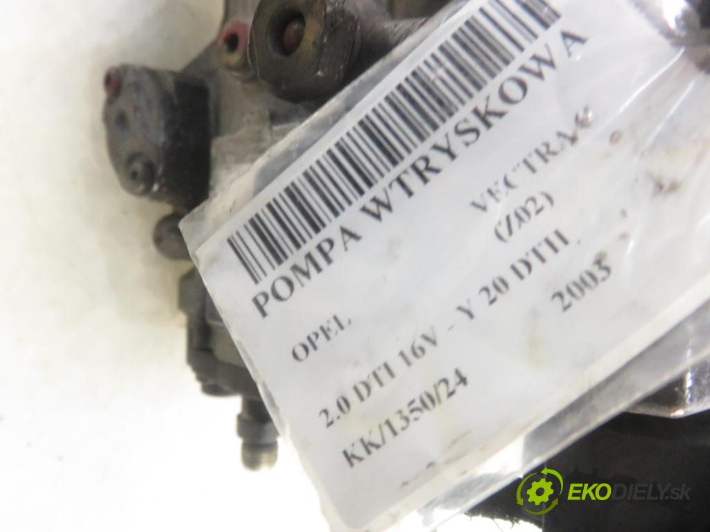 OPEL VECTRA C (Z02) SEDAN 2003 74,00 2.0 DTI 16V 101 - Y 20 DTH 1995,00 Pumpa vstrekovacia 0281010717 ; 0470504204 ; 22451346 (Vstrekovacie čerpadlá)