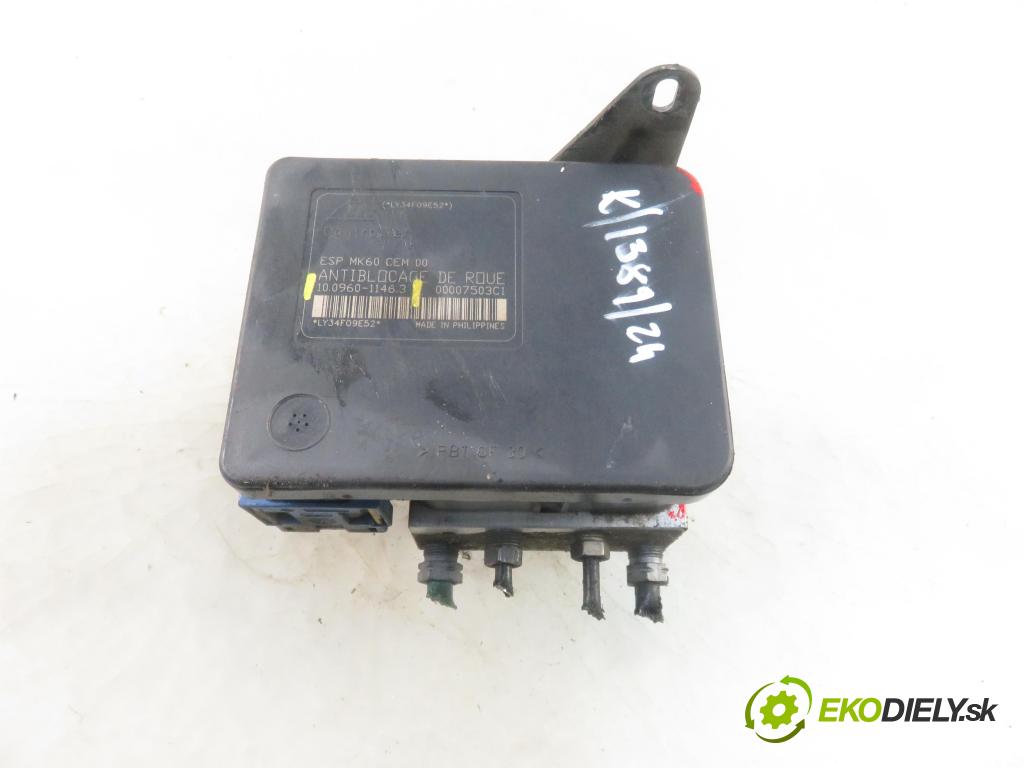 CITROEN C5 II Break (RE_) KOMBI 2005 80,00 1.6 HDi (RE8HZB) - 9HZ (DV6TED4) 1560,00 Pumpa ABS 9656419780 ; 10096011463 (Pumpy ABS)