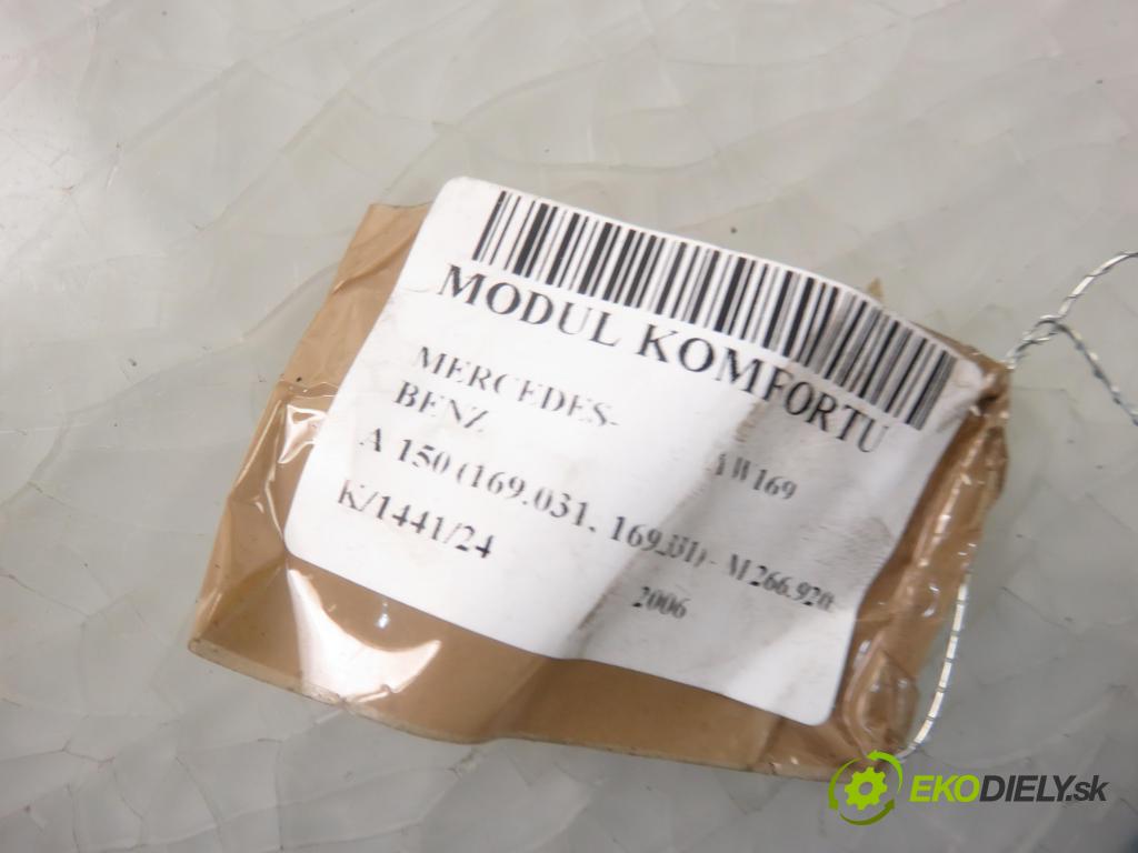 MERCEDES-BENZ KLASA A (W169) MINIVAN 2006 70,00 A 150 (169.031, 169.331) - M 266.920 1498,00 MODUL komfortu A1695453432 ; 5DK00872813