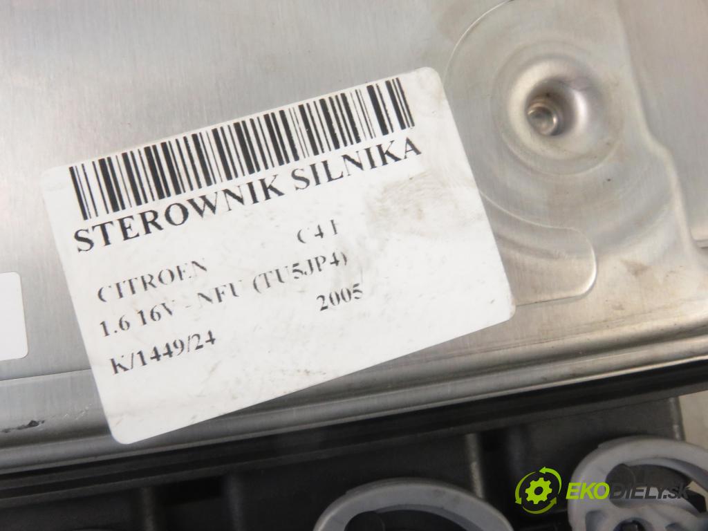 CITROEN C4 I (LC_) HB 2005 80,00 1.6 16V - NFU (TU5JP4) 1587,00 řídící jednotka motora 9662307380 ; 0261208899