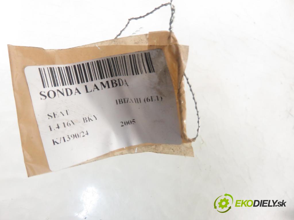 SEAT IBIZA III (6L1) HB 2005 55,00 1.4 16V - BKY 1390,00 sonda lambda 03G906262D (Lambda sondy)