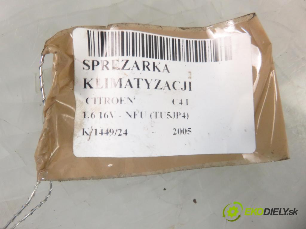 CITROEN C4 I (LC_) HB 2005 80,00 1.6 16V - NFU (TU5JP4) 1587,00 KOMPRESOR: klimatizace 89067 (Kompresory)