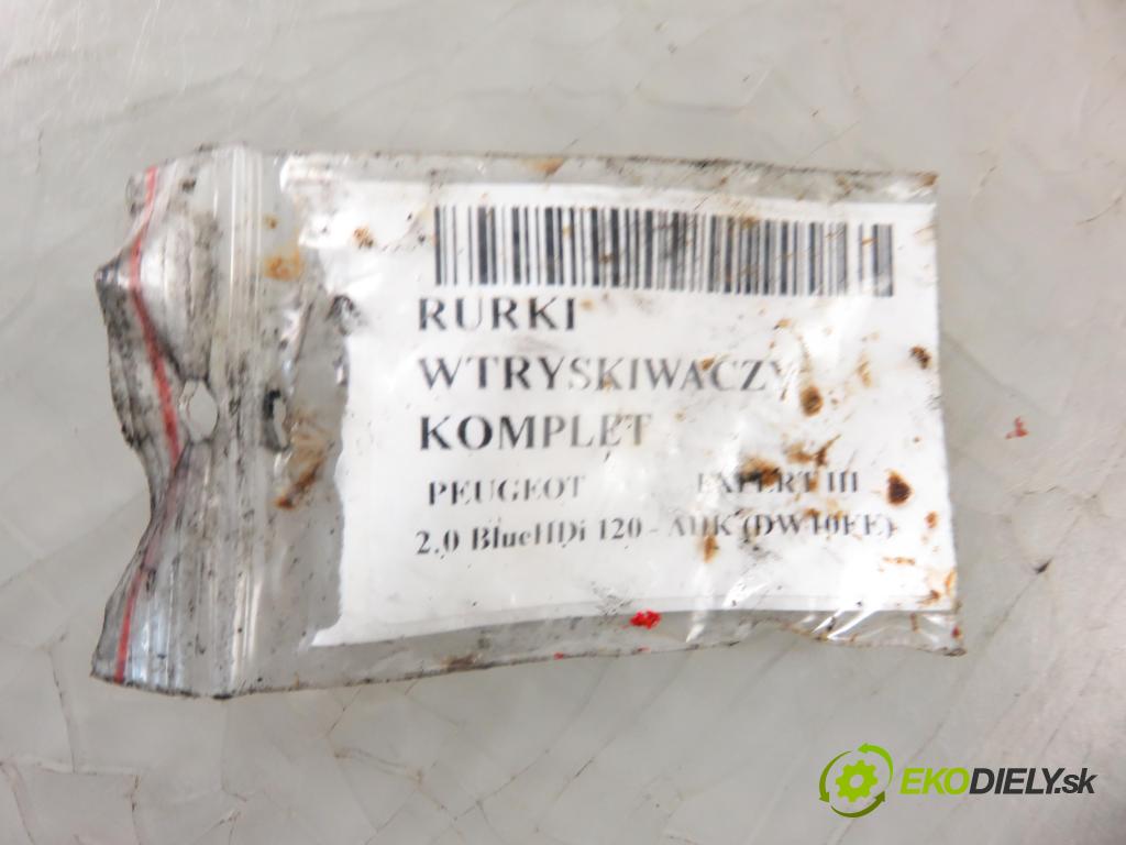 PEUGEOT EXPERT Skrzynia (V_) FURGON 2019 90,00 2.0 BlueHDi 120 - AHK (DW10FE) 1997,00 trubky VSTŘIKOVAČE: