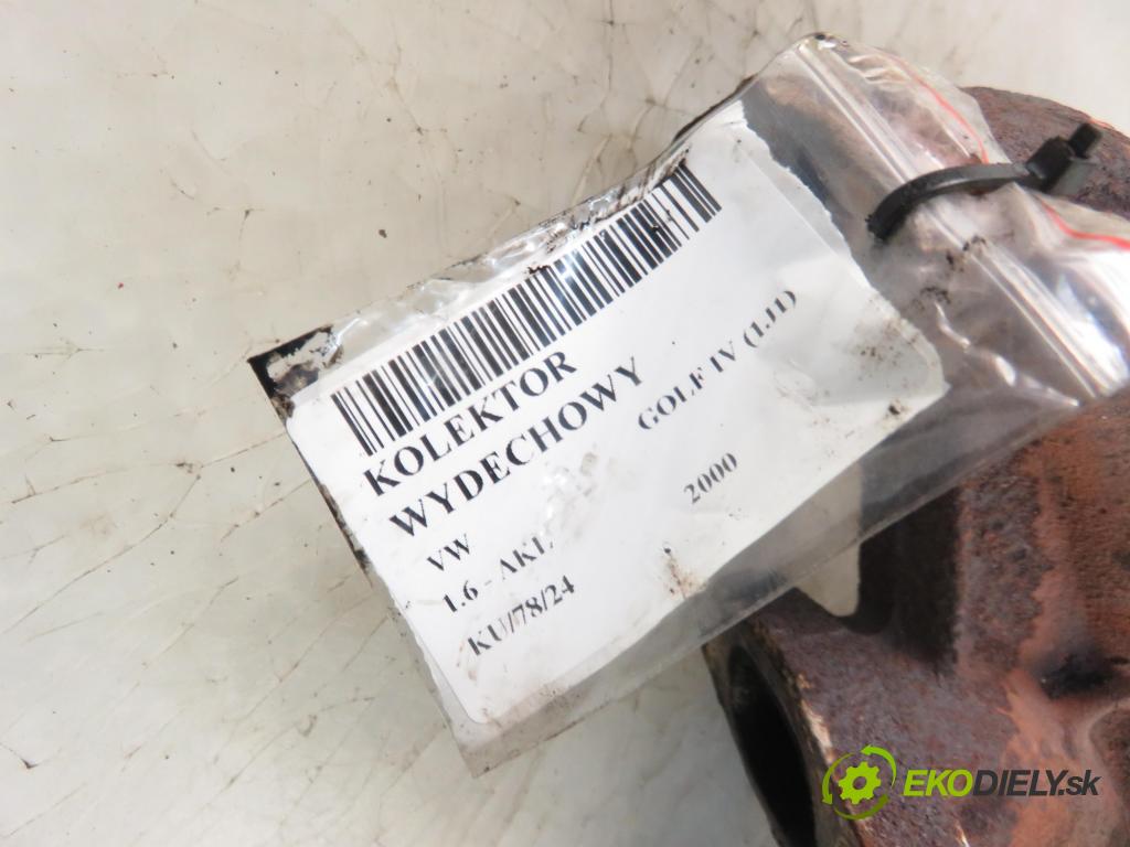 VW GOLF IV (1J1) HB 2000 74,00 1.6 - AKL 1595,00 potrubí VYČERPAT: 06A253033H (Výfukové potrubí)