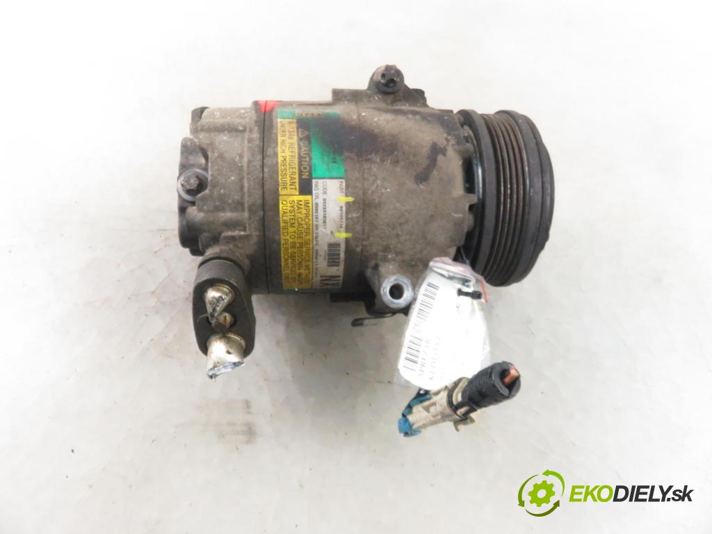 OPEL ASTRA G liftback (T98) HB 2003 66,00 1.4 16V - X 14 XE 1389,00 KOMPRESOR: klimatizace 09165714 (Kompresory)