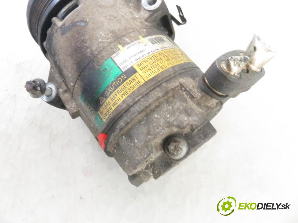 OPEL ASTRA G liftback (T98) HB 2003 66,00 1.4 16V - X 14 XE 1389,00 KOMPRESOR: klimatizace 09165714 (Kompresory)
