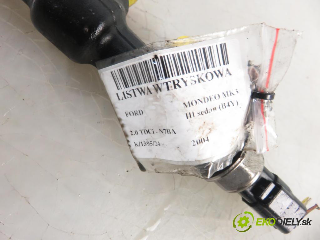 FORD MONDEO III sedan (B4Y) SEDAN 2004 96,00 2.0 TDCi - N7BA 1998,00 Lišta vstrekovacia 2S7Q9D280AB ; 55PP0301 (Vstrekovacie lišty)