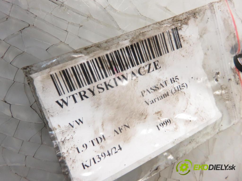 VW PASSAT B5 Variant (3B5) KOMBI 1999 81,00 1.9 TDI 110 - AFN 1896,00 vstřikovací ventily 028130201S ; 028130201T (Vstřikovací ventily)