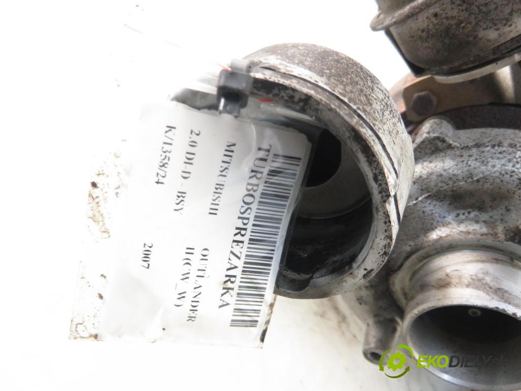 MITSUBISHI OUTLANDER II (CW_W) SUV 2007 103,00 2.0 DI-D 140 - BSY (Volkswagen Group) 1968,00 RYCHLONABÍJEČKA: 03G253019H (Turbodúchadla (kompletní))