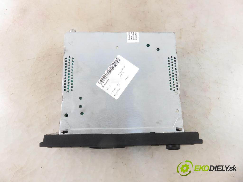 SEAT TOLEDO II (1M2) SEDAN 1999 81,00 1.9 TDI 110 - AHF 1896,00 RADIO Modul 1M0035152A