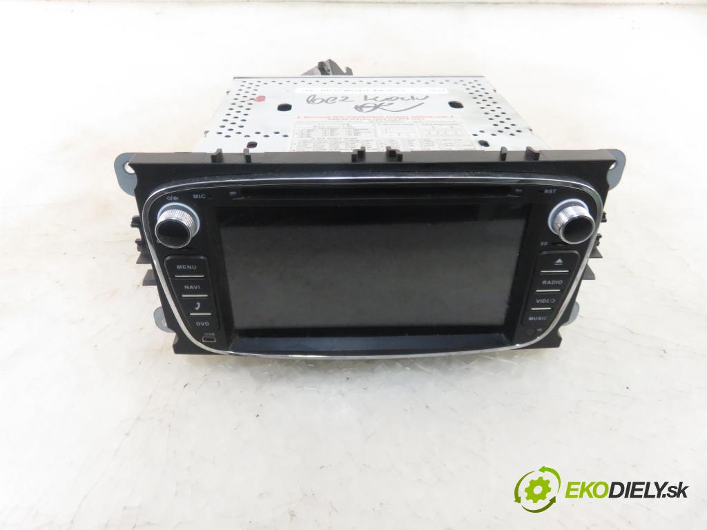 FORD S-MAX (WA6) MINIVAN 2006 92,00 1.8 TDCi 125 - QYWA 1753,00 RADIO CD 