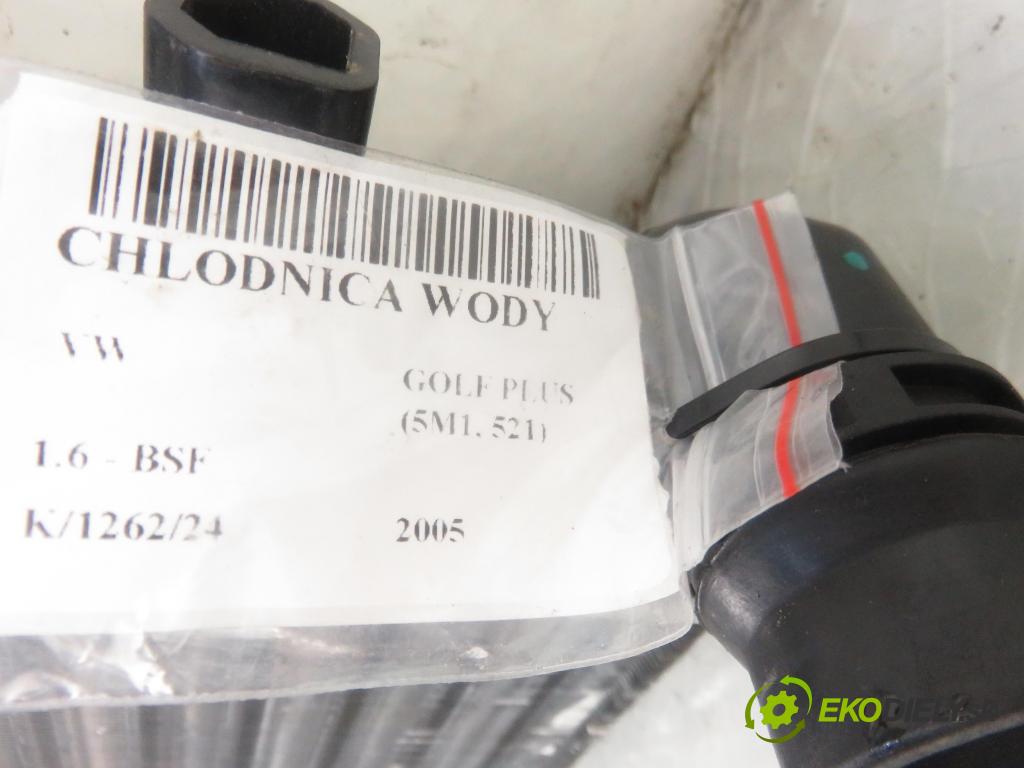 VW GOLF PLUS (5M1, 521) HB 2005 75,00 1.6 - BSF 1595,00 chladič vody 65277