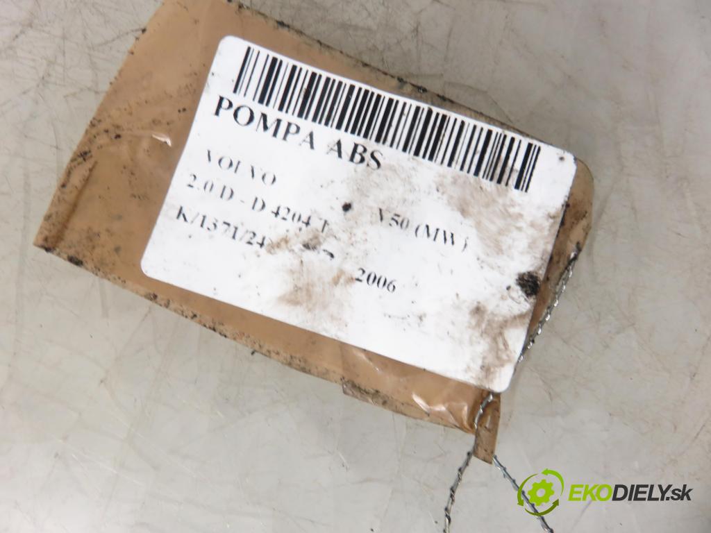VOLVO V50 (MW) KOMBI 2006 100,00 2.0 D 136 - D 4204 T (PSA) 1997,00 Pumpa ABS 30672506A ; 10096004173 (Pumpy ABS)