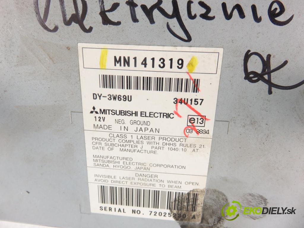 MITSUBISHI OUTLANDER II (CW_W) SUV 2007 103,00 2.0 DI-D 140 - BSY (Volkswagen Group) 1968,00 RADIO CD MN141319