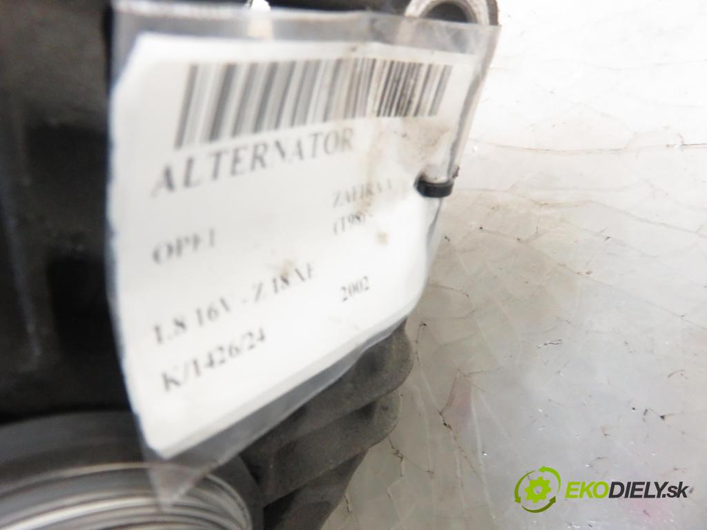 OPEL ZAFIRA A Nadwozie Wielkopojemne (MPV) (T98) MINIVAN 2002 92,00 1.8 16V 125 - Z 18 XE 1796,00 Alternátor 90561971TZ ; 90561971 ; 0124415002 (Alternátory)