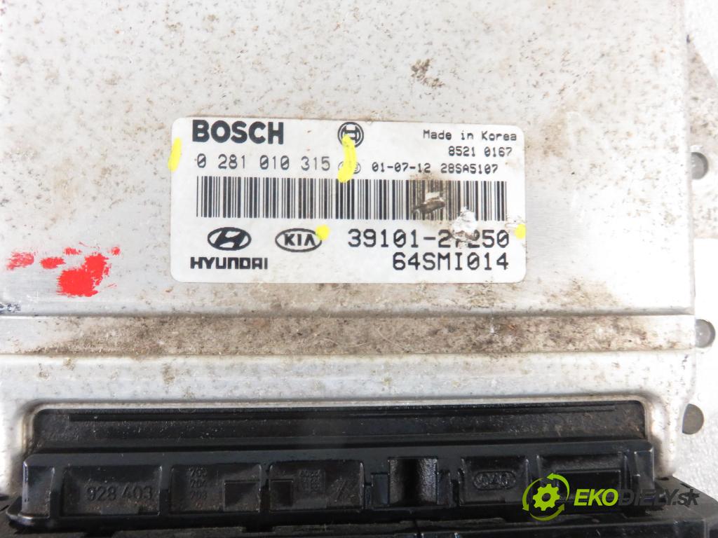 HYUNDAI SANTA FÉ I (SM) SUV 2001 83,00 2.0 CRDi 4x4 113 - D4EA 1991,00 řídící jednotka motora 0281010315 ; 3910127250