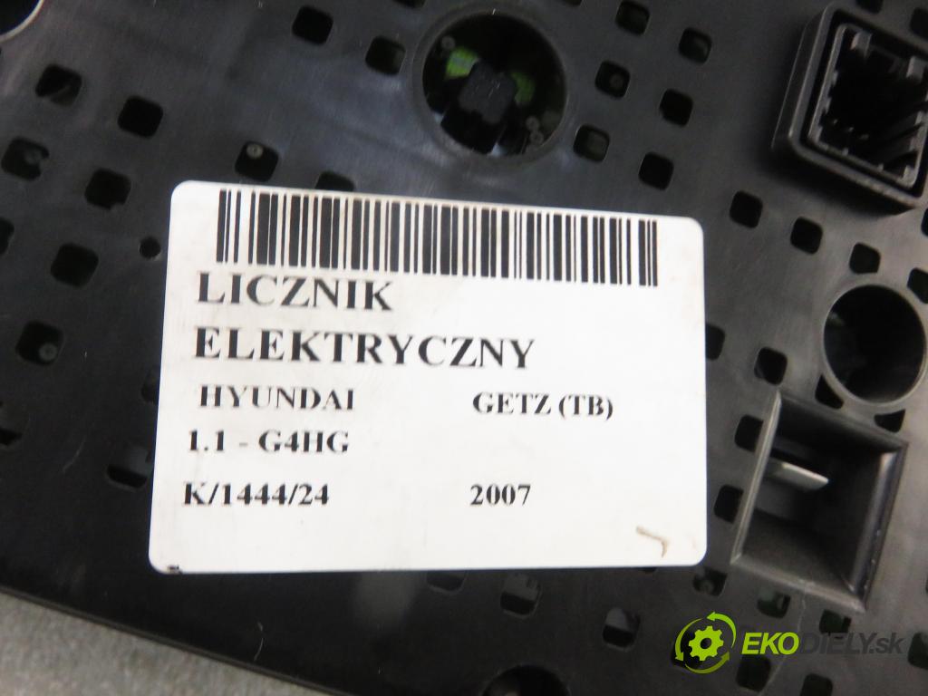 HYUNDAI GETZ (TB) HB 2007 49,00 1.1 SOHC 12V 67 - G4HG 1086,00 prístrojovka elektrický 940050B030