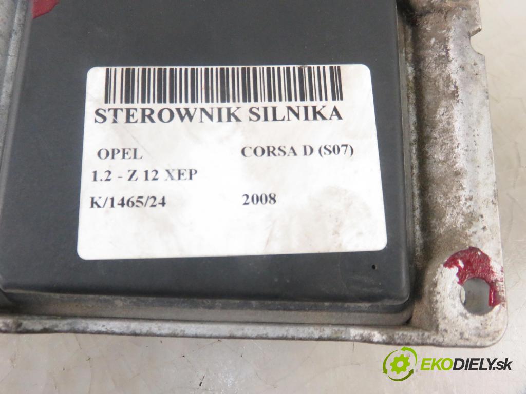 OPEL CORSA D (S07) HB 2008 59,00 1.2 - Z 12 XEP 1229,00 řídící jednotka motora 55557933 ; 55557933AX ; 0261208940