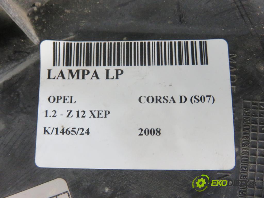 OPEL CORSA D (S07) HB 2008 59,00 1.2 - Z 12 XEP 1229,00 Svetlo LP 13186381